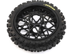 (LOS46005) Losi kolo s pneu Dunlop MX53 zadní, disk černý: PM-MX