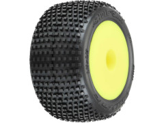 (PRO1017712) Kolo Pro-Line 1:18, pneu Hole Shot, disk H8 žlutý (Losi Mini-T) (2ks)