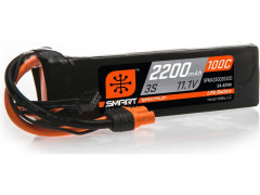 (SPMX22003S100) Spektrum Smart LiPo 11.1V 2200mAh 100C IC3