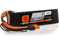 (SPMX22003S50) Spektrum Smart LiPo 11.1V 2200mAh 50C IC3