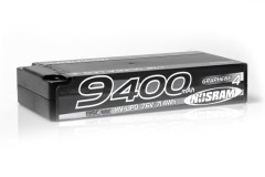 (999654) Nosram HV Stock Spec GRAPHENE-4 9400mAh 7.6V LiPo 135C/65C