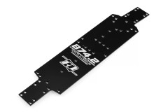(RDRP0610) B74.2 2.5mm 7075 hliníkové šasi, černé