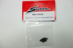 (SW106020) SWORKz ocelový imbusový šroub s čočkovitou hlavou M2.5x5mm (10ks)