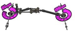 Gmade 1:10 GS02F TS Chassis Kit (13)
