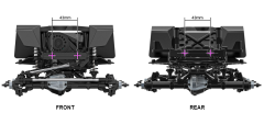Gmade 1:10 GS02F TS Chassis Kit (34)