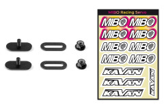 (MB-9481) MIBO hliníkové držáky křídla 1:10 Onroad