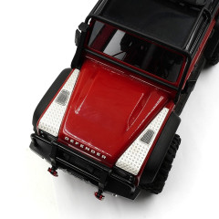 (TR4M-025RD) TRX-4M olejové tlumiče (červené) (4ks) (2)
