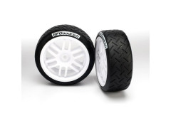 (TRA7372) Traxxas kolo 1.9", disk Rally bílý, pneu BFGoodrich (2ks)