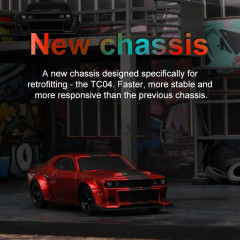 Turbo Racing 1:76 C75 RC Sports Car RTR (červená)