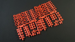 (SW2503260FO) SWORKz plastové vložky, červené, 2 sady