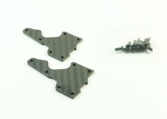 (SW34002220) SWORKz uhlíková vzpěra spodní předního ramena, 2.0mm, vč. šroubů (2ks)