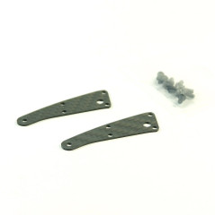 (SW34002715) SWORKz uhlíková vzpěra předního vrchního ramene, 1.5mm, vč. šroubů (2ks)