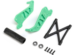 (LOS241029) Losi sada wheelie, zelená: LMT