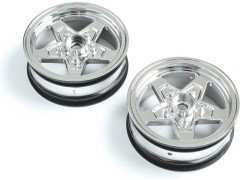 (LOS43045) Losi disk kola přední, chrom: 22S Drag (2ks)