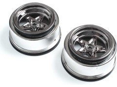 (LOS43050) Losi disk kola zadní, černý chrom: 22S Drag (2ks)