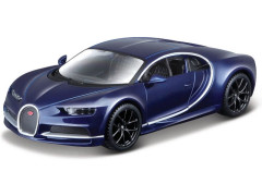 (BB18-43060) Bburago Bugatti Chiron 1:32 modrá