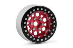 (KAV52.2.007) Disky 1.9 hliníkové beadlock 1:10 (červené) (2ks)