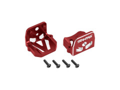 (TRA7760-RED) Traxxas lože motoru hliníkové červené (přední a zadní)