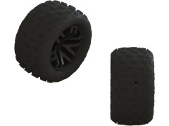 (ARA550112) Arrma kolo s pneu dBoots Fortress, disk černý (2ks)
