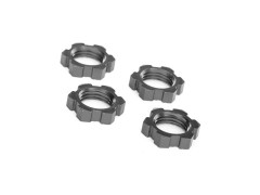 (TRA7758-GRAY) Traxxas matice kola 17mm hliníková šedá (4ks)