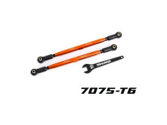 (TRA7897-ORNG) Traxxas spojovačka řízení hliníková oranžová (pro TRA7895) (2ks)