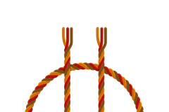 (KAV36.54026) Kabel třížilový kroucený tlustý JR 0.34mm2 (PVC) (1m)