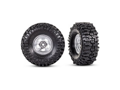 (TRA9872) Traxxas kolo 1.0", disk polomat chrom, pneu Mickey Thompson® Baja Pro™ Xs (2ks)