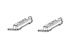(TB-760192) Turbo Racing náhradní výfuky karoserie C65/C75 (2ks)