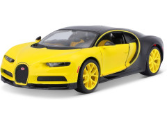 Maisto Bugatti Chiron 1:24 žluto-černá