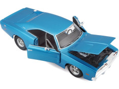 (MA-31256B) Maisto Dodge Charger R/T 1969 1:25 modrá metalíza (3)