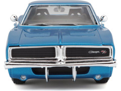 (MA-31256B) Maisto Dodge Charger R/T 1969 1:25 modrá metalíza (7)