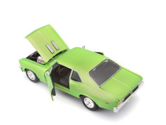 (MA-31262GN) Maisto Chevrolet Nova SS 1970 1:24 světle zelená metalíza (4)