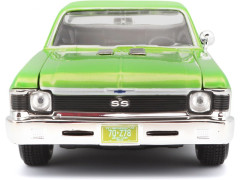 (MA-31262GN) Maisto Chevrolet Nova SS 1970 1:24 světle zelená metalíza (7)