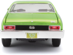 (MA-31262GN) Maisto Chevrolet Nova SS 1970 1:24 světle zelená metalíza (9)