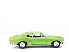 (MA-31262GN) Maisto Chevrolet Nova SS 1970 1:24 světle zelená metalíza (10)