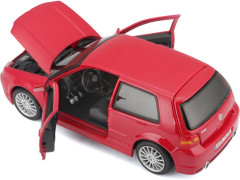 (MA-31290R) Maisto Volkswagen Golf R32 1:24 červená (4)