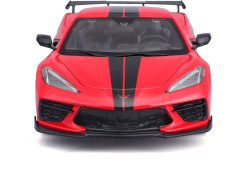 (MA-31534R) Maisto Chevrolet Corvette Stingray Coupe 2021 1:24 červená (2)