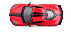 (MA-31534R) Maisto Chevrolet Corvette Stingray Coupe 2021 1:24 červená (8)
