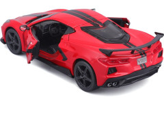 (MA-31534R) Maisto Chevrolet Corvette Stingray Coupe 2021 1:24 červená (12)