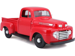 (MA-31935R) Maisto Ford F-1 Pickup 1948 1:25 červená (8)
