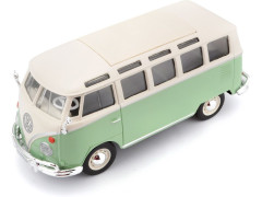 (MA-31956G) Maisto Volkswagen Van Samba 1:25 zeleno/krémová (2)