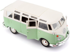 (MA-31956G) Maisto Volkswagen Van Samba 1:25 zeleno/krémová (3)