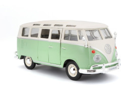 (MA-31956G) Maisto Volkswagen Van Samba 1:25 zeleno/krémová (8)