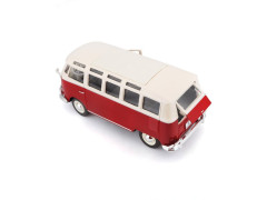 (MA-31956R) Maisto Volkswagen Van Samba 1:25 bílo/červená (4)