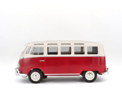 (MA-31956R) Maisto Volkswagen Van Samba 1:25 bílo/červená (5)