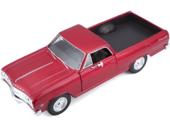 (MA-31977) Maisto Chevrolet El Camino 1965 1:25 červená metalíza (2)