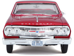 (MA-31977) Maisto Chevrolet El Camino 1965 1:25 červená metalíza (7)