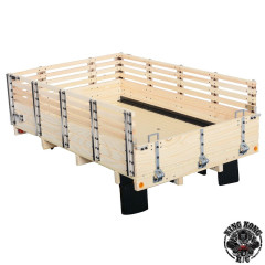 (D-E036) Wooden & Hard Plastic Bed KIT Set CA30