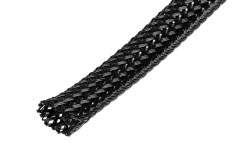 (KAV36.61115.25) Punčochový návlek 6mm černý (25m)