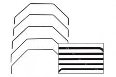 (AE92458) B7 sada zadních stabilizátorů